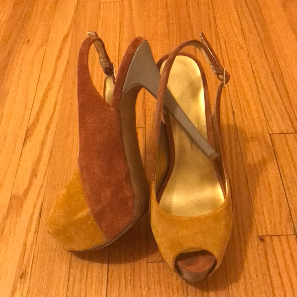 Jessica Simpson Suede Princess Heels